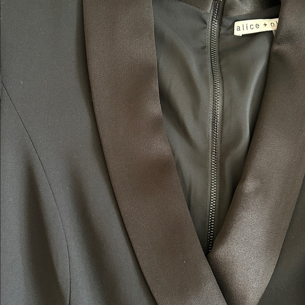 Alice + Olivia/ Mona Black Long Sleeve suit Dress - Picture 12 of 12